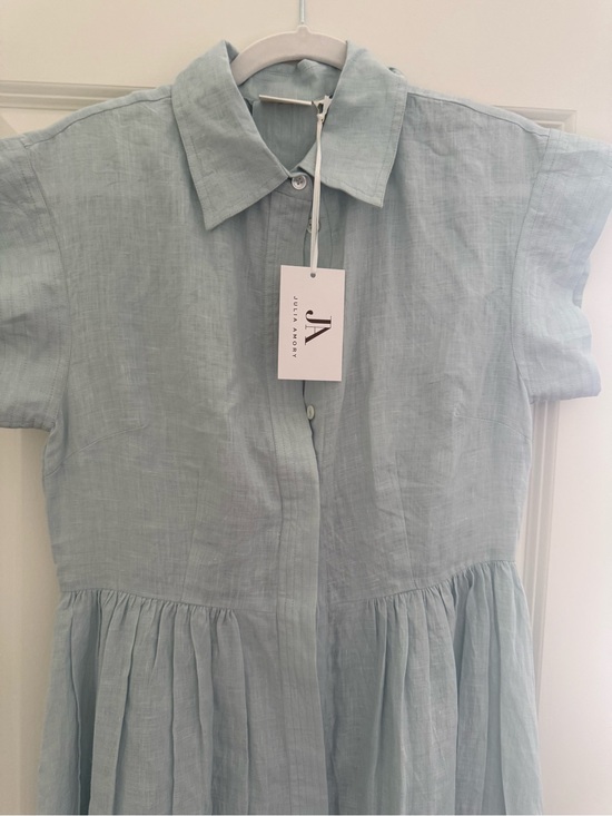 Julia Amory Dresses & Skirts - NWT Julia Amory Linen Betty Dress. Size Small. Light Blue.